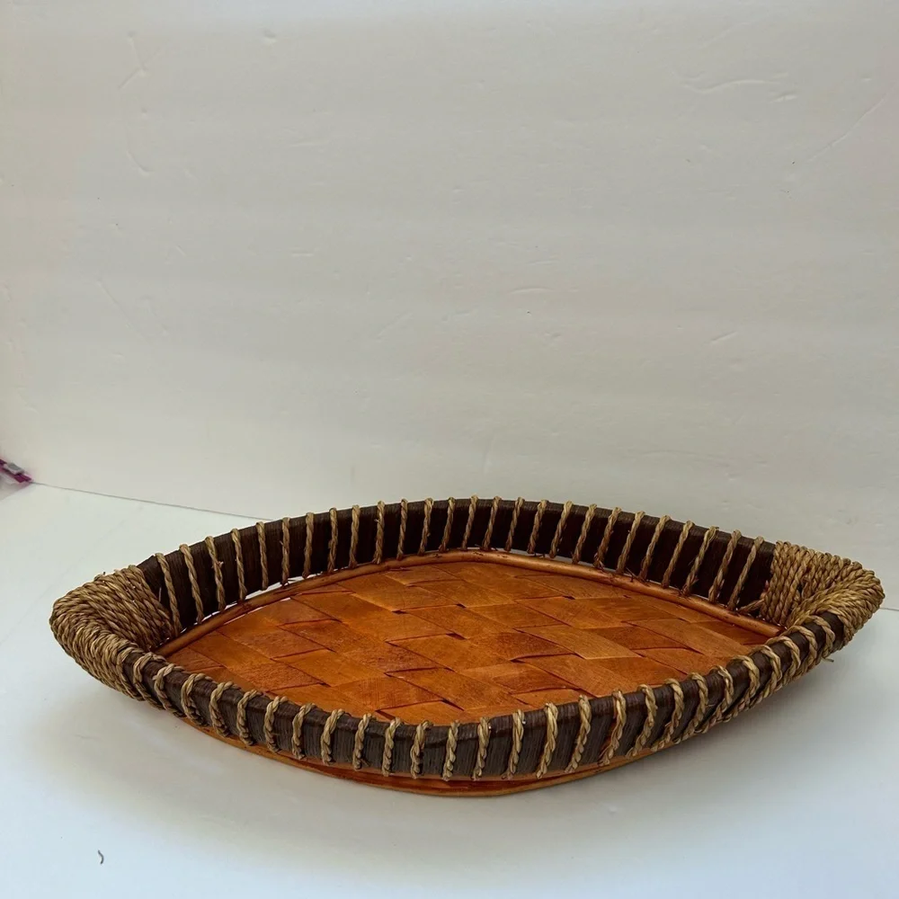 Wooden Decoration Wedding Basket, For Gifting/made in India/ 2 basket set